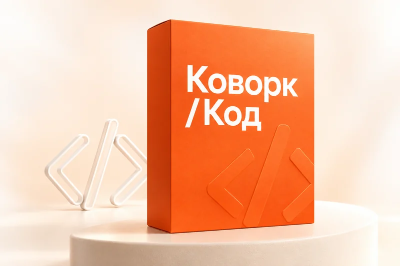 Коворк/Код — оранжевая коробка приложения